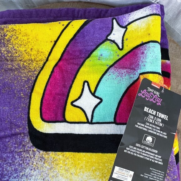 “That Girl Lay Lay” Nickelodeon Theme Beach Towel NWT 🎉2X Host Pick 🎉 - Picture 5 of 6